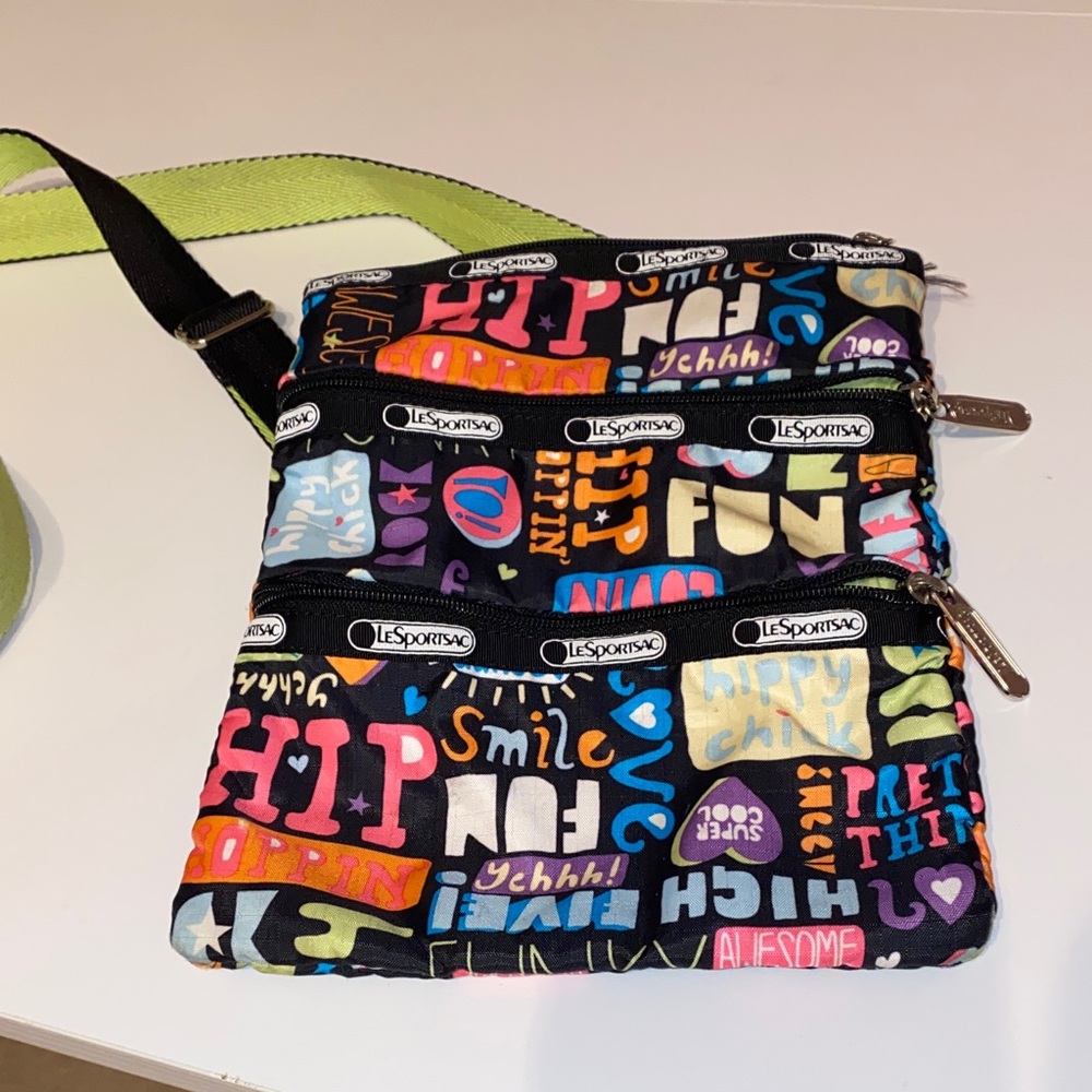 LeSportsac Multicolor Graphic Crossbody Bag